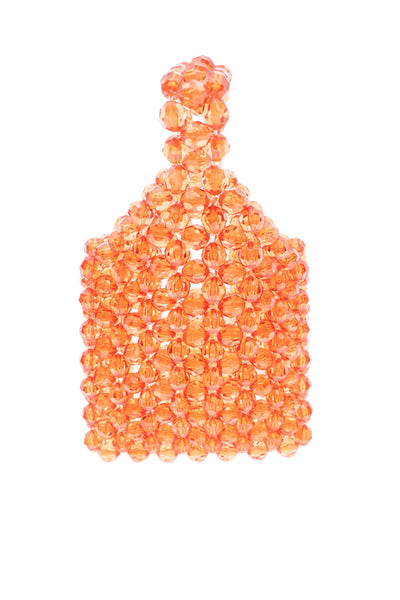 Bolso beaded color coral