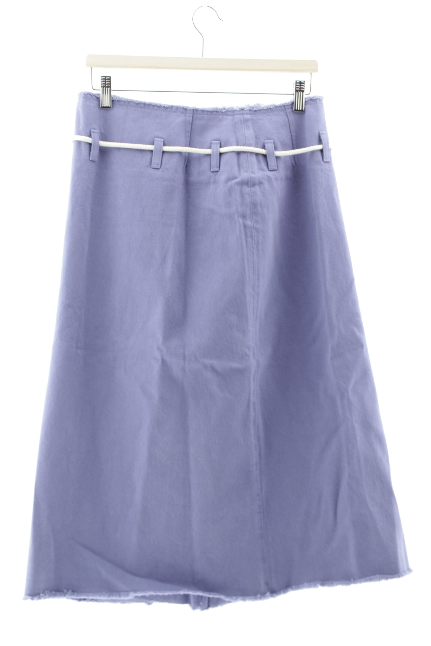 Falda midi azul