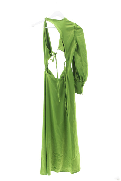Vestido verde asimétrico
