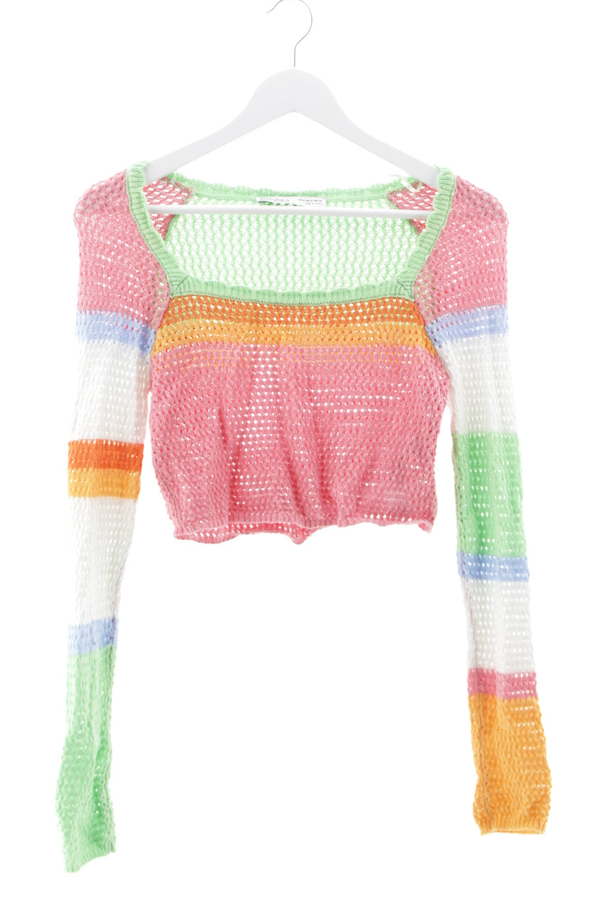 Top crochet con escote en colores pastel