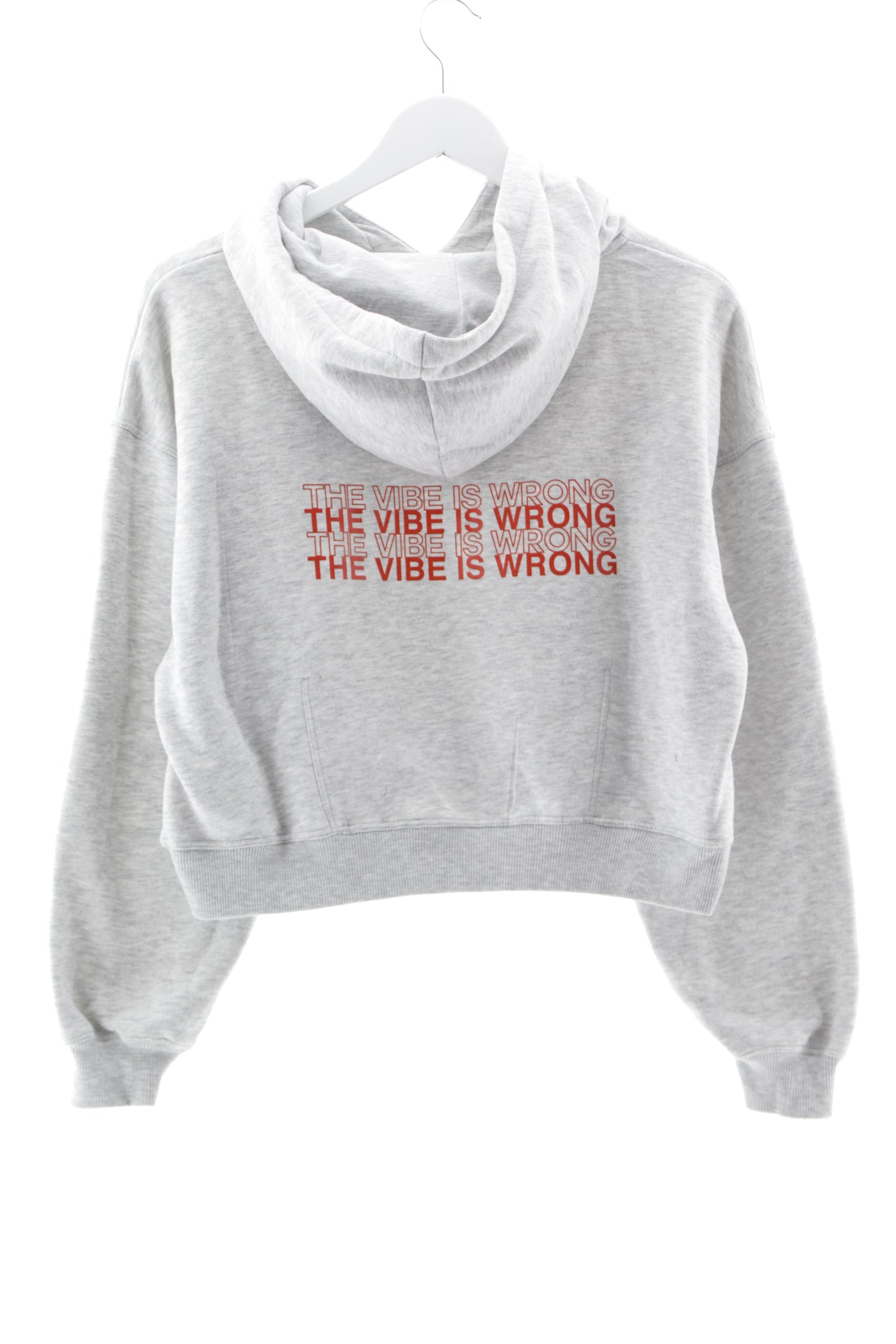 Cropped hoodie wrong vibe