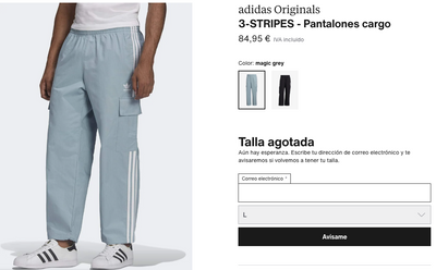 Adidas originals 3 stripes cargo pants