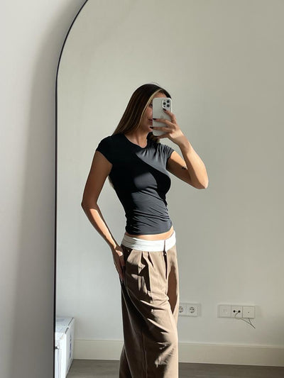 Pantalón de vestir marrón