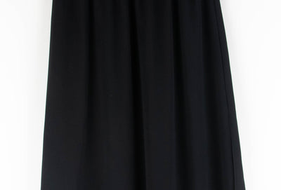 Falda negra transparente