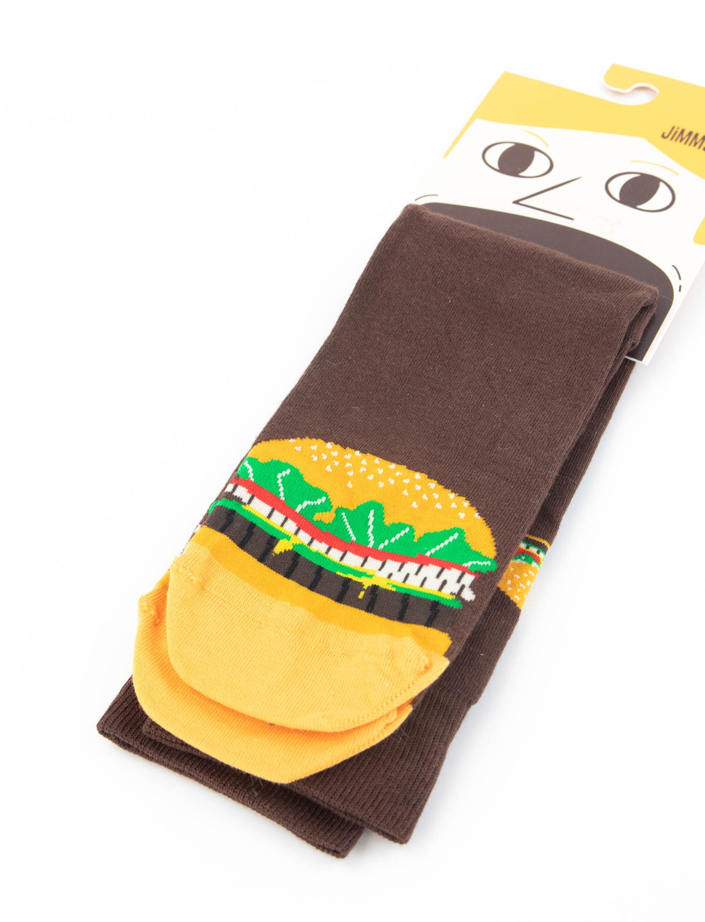 Calcetines marrón hamburguesa