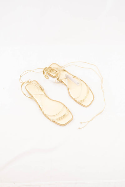 Sandalias doradas