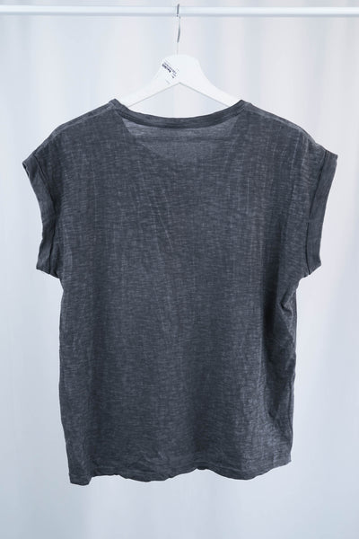 Camiseta gris manga corta