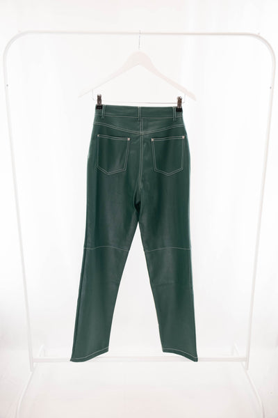 Pantalón piel verde