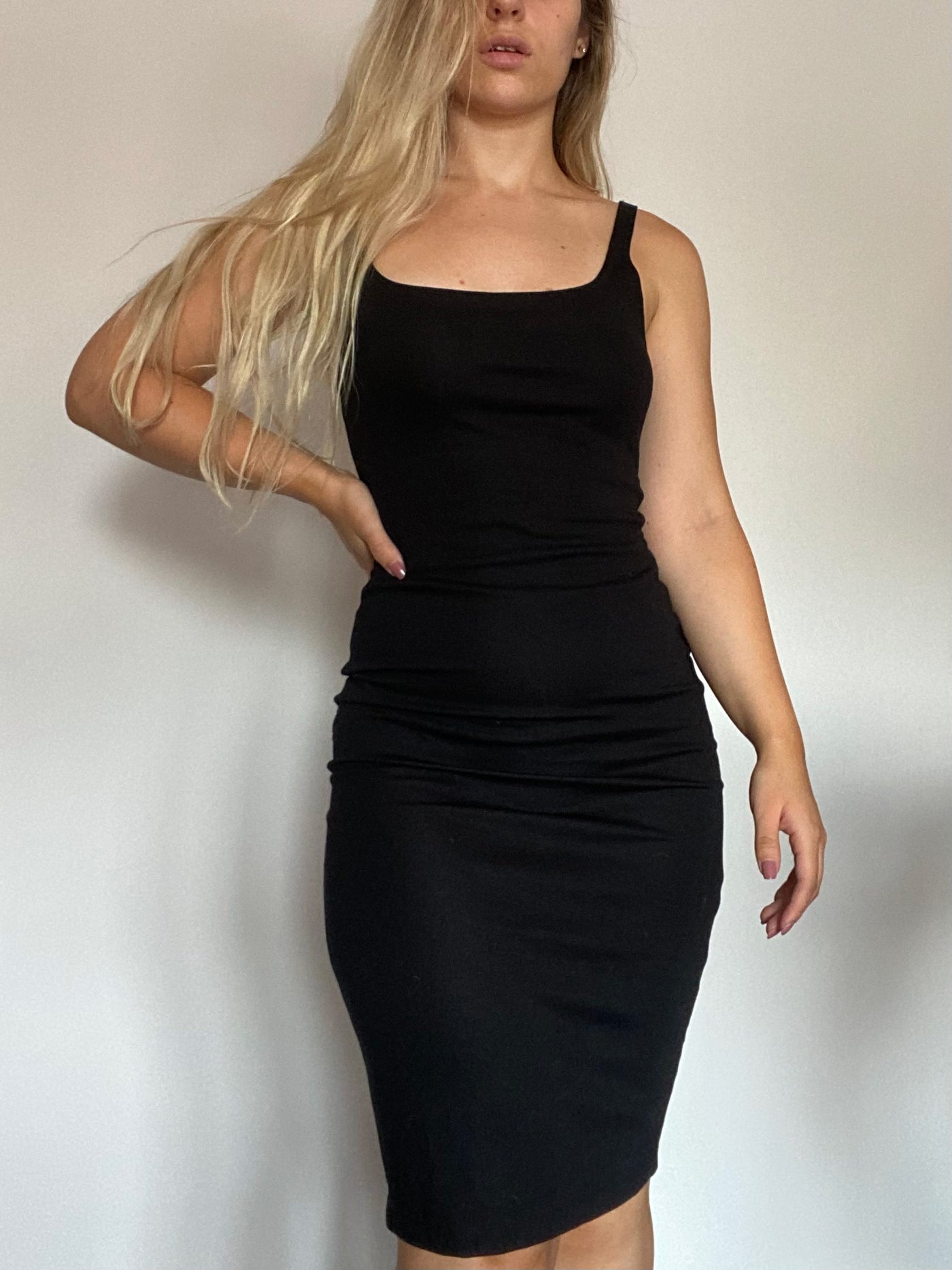 Vestido largo negro