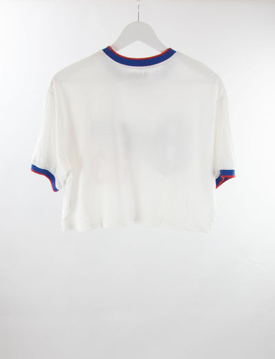 Camiseta crop blanca