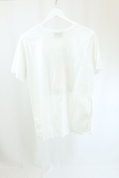 Camiseta blanca con estampado