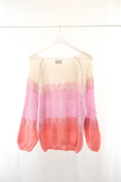 Jersey multicolor mohair
