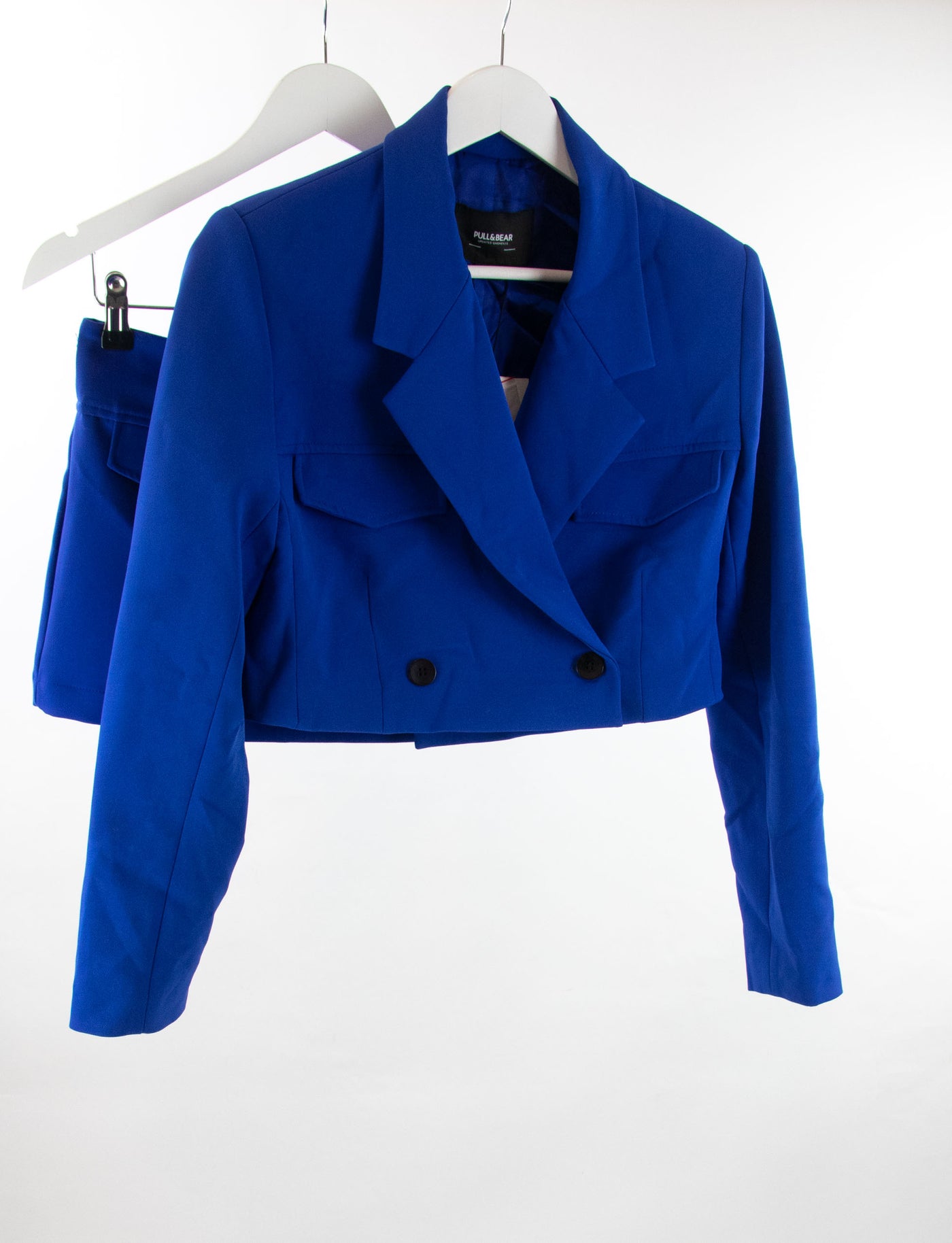 Conjunto azul blazer (M) falda (S) (NUEVO)