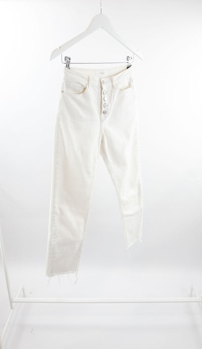 Jeans blanco pitillo