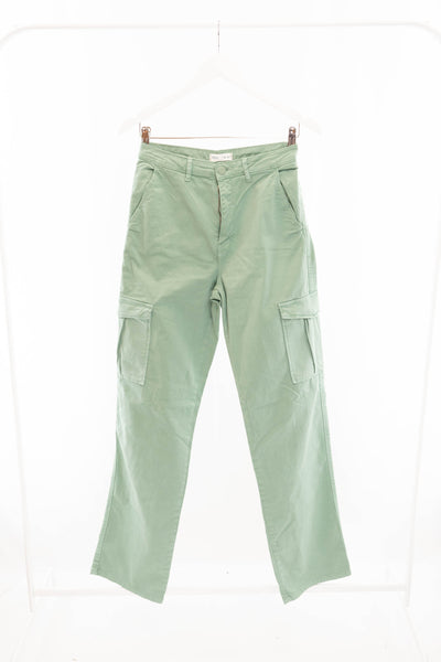 Jeans cargo verde