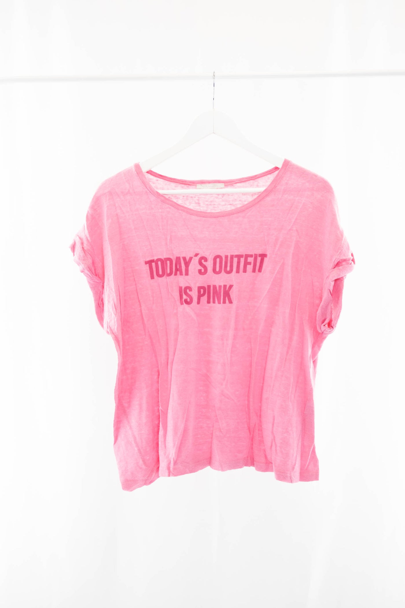 Camiseta rosa