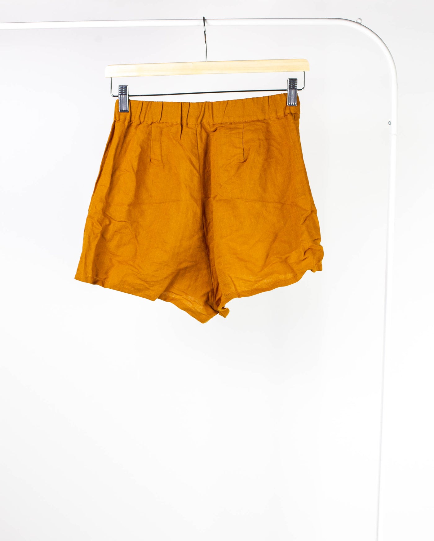 Pantalón corto fluido naranja