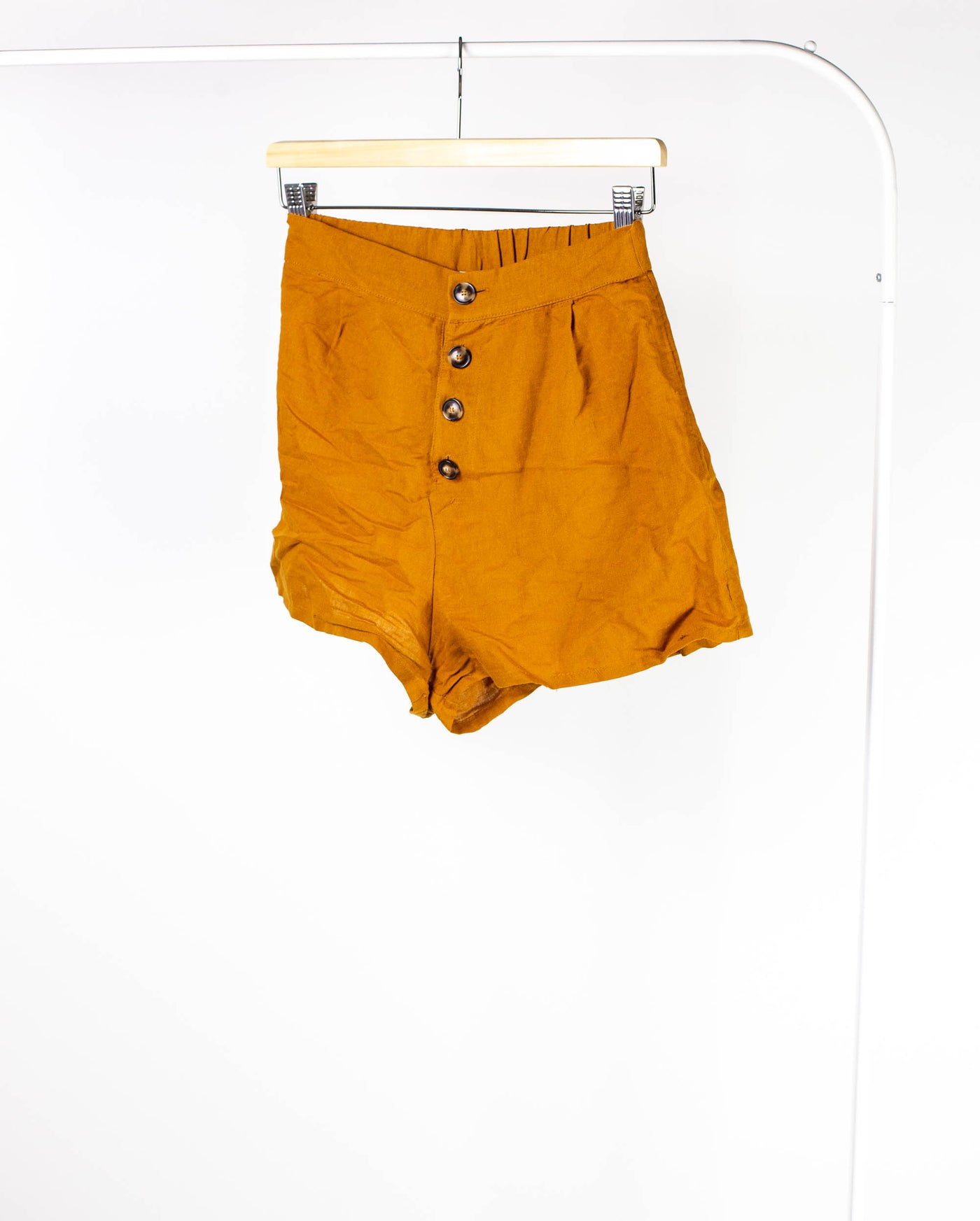 Pantalón corto fluido naranja