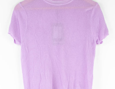 Camiseta lila transparente de punto NUEVO