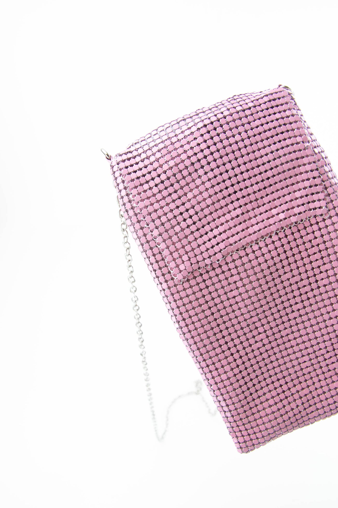 Bolso para móvil rosa brillante