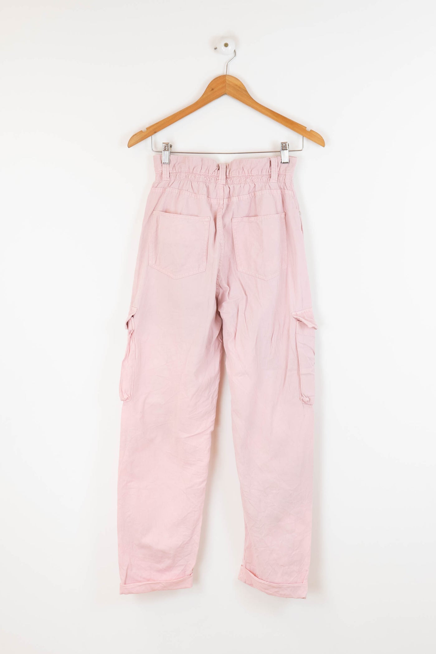 Pantalón cargo rosa