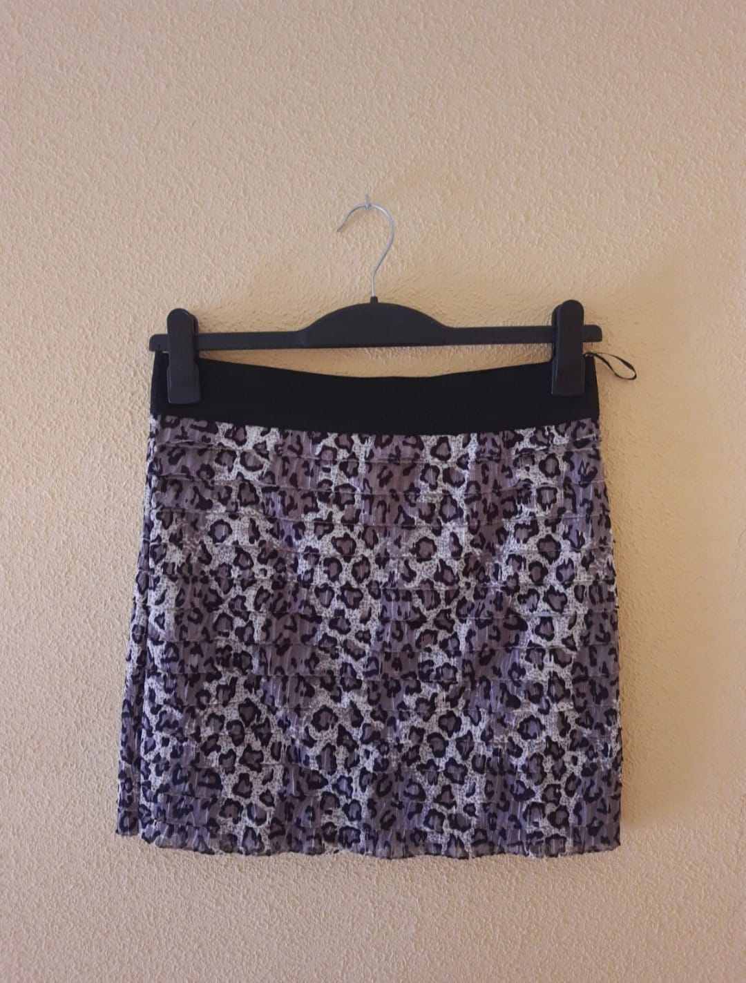 Minifalda estampado leopardo