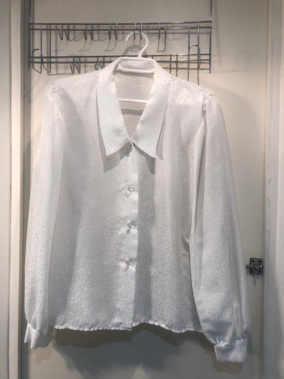 Blusa Zara detalles en tejido y cuello en pico