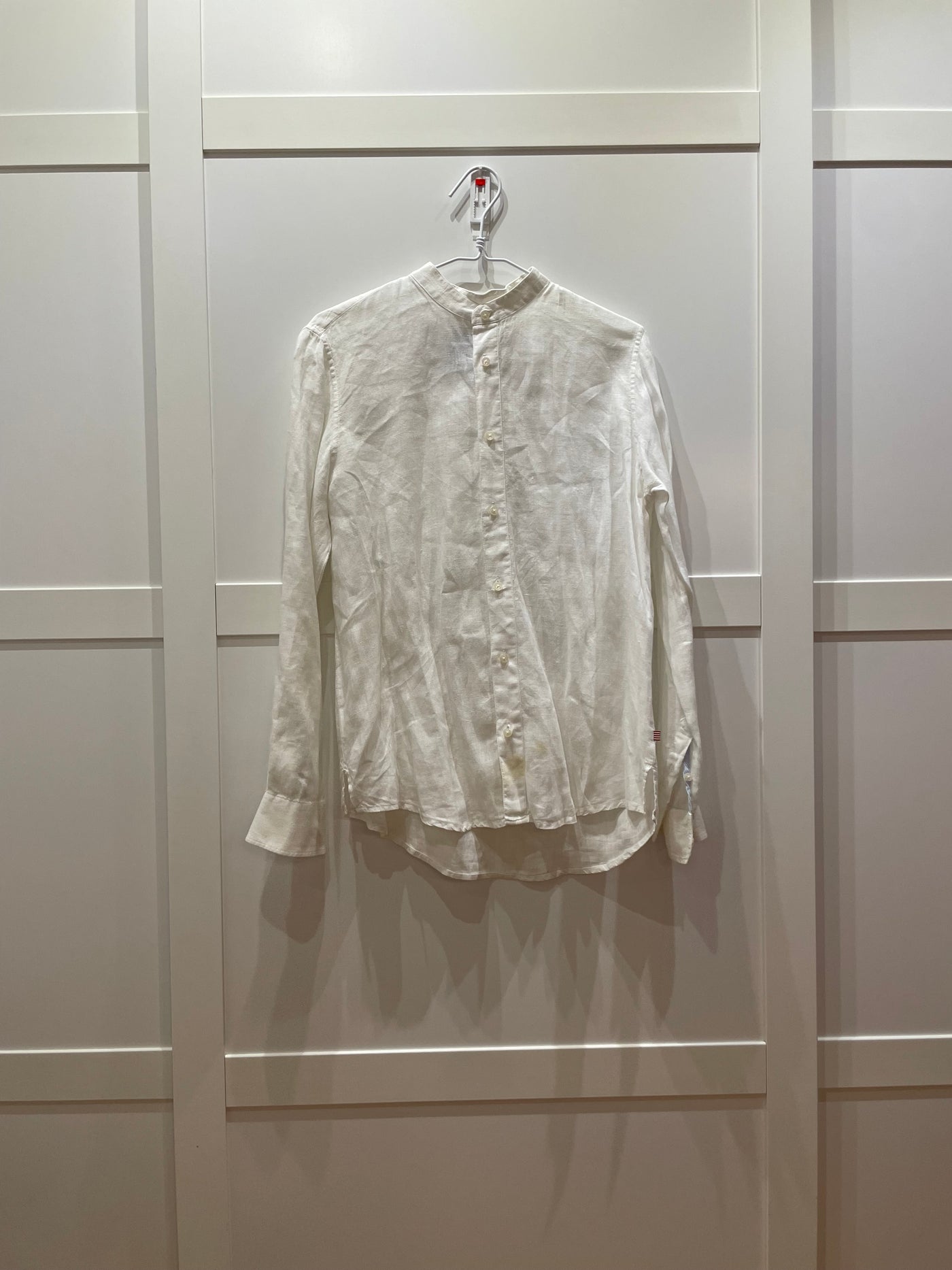 camisa blanca de lino 