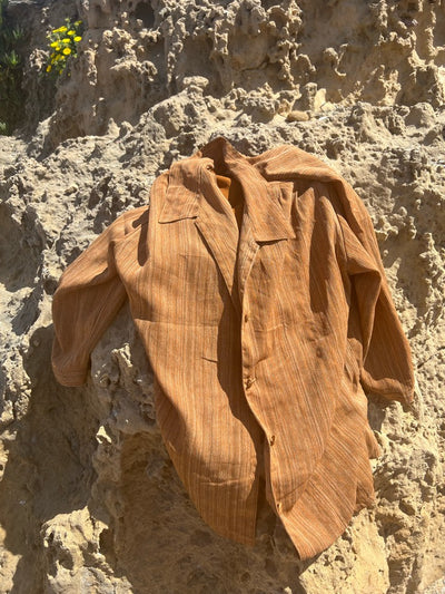 Camisa marrón vintage
