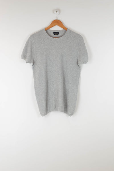 Camiseta de manga corta gris 