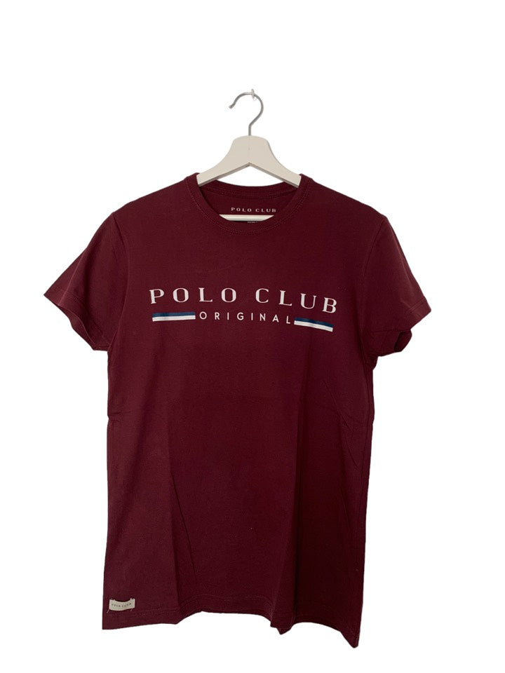 Camiseta granate Polo Club