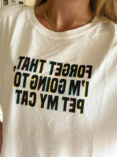 Camiseta letras