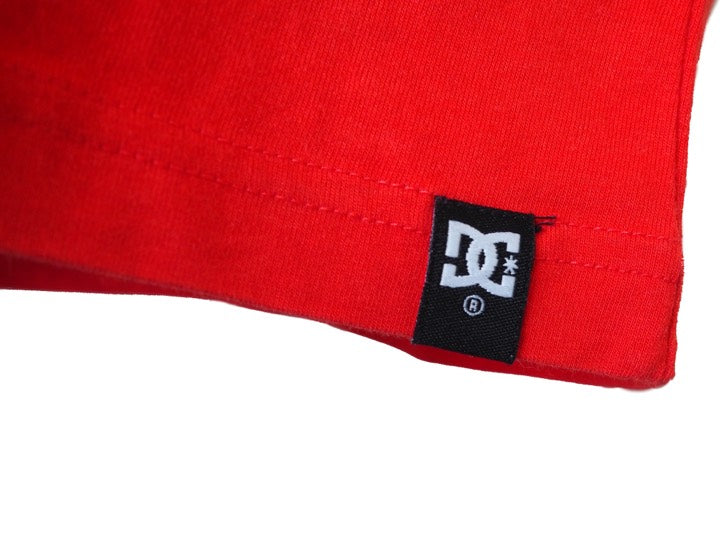 Camiseta manga corta roja DC unisex