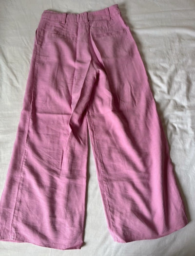 Pantalon de traje rosa