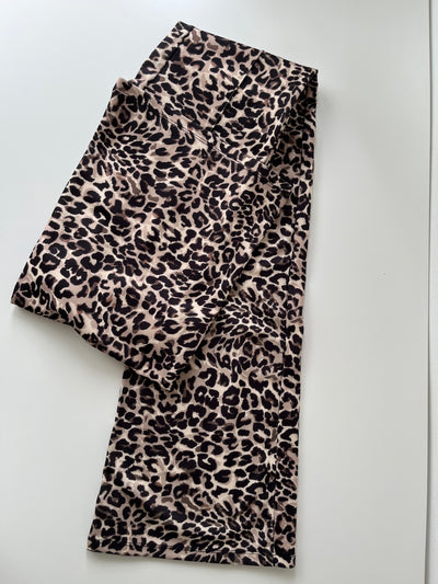 pantalon flare animal print leopardo 