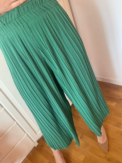 Pantalones anchos verdes