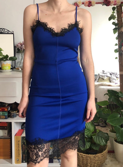 Vestido Azul Eléctrico - Asos