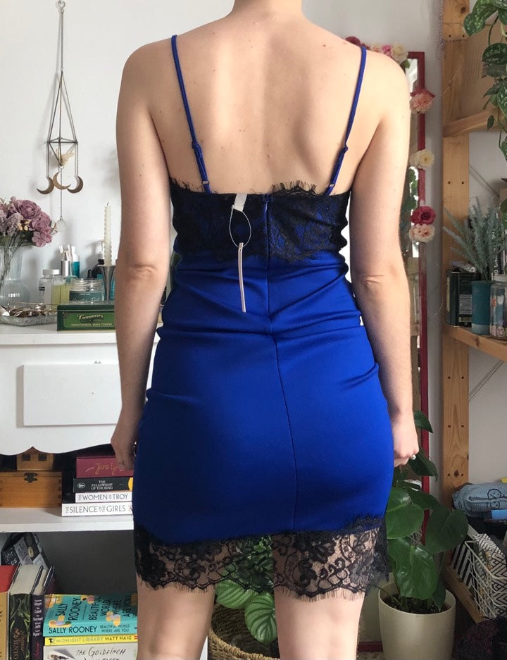 Vestido Azul Eléctrico - Asos