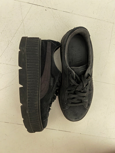 Zapatos negros con plataforma parte superior